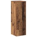 vidaXL Stojany na rastliny staré drevo 33x33x100 cm kompozitné drevo