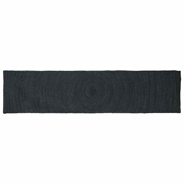 vidaXL Kusové koberce Tmavosivá 60 x 200 cm Juta