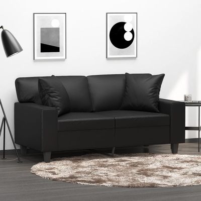 vidaXL Dekoratívne vankúše 4 ks čierne 40x40 cm látka