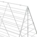 vidaXL Klietka pre králiky Strieborná 300 x 100 x 210 cm