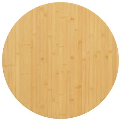 vidaXL Stolová doska Ø70x1,5 cm bambus