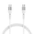 Forever Core High Power kábel USB - USB-C 2,0 m biely 100W pre GaN