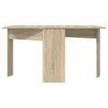 vidaXL Jedálenský stôl 138 x 70 x 73,5 cm Kompozitné drevo Dub sonoma