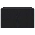 vidaXL konferenčný stolík so zásuvkami dub čierny 70,5x70x40 cm