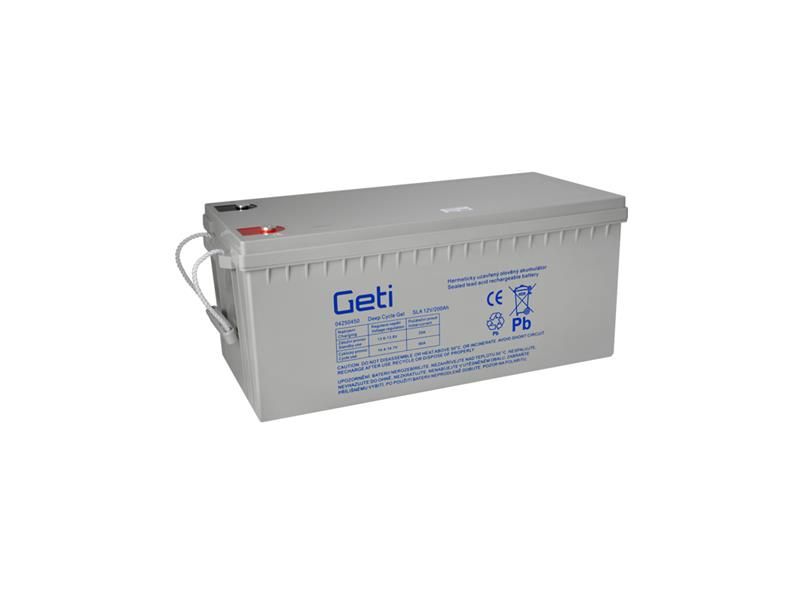 Gélová batéria 12V 200Ah GETI pre soláre