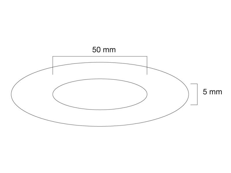 Neomounts FPMA-CRB5HM / Krytka pre stropný držák FPMA-C100, priemer 50mm, čierna Krytka, pre stropný držák FPMA-C100, priemer 50mm, čierna