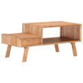 vidaXL Konferenčný stolík 100x50x45 cm recyklovaný masív