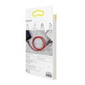 Baseus Cafule USB Lightning kábel 2,4 A 0,5 m (červený)