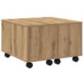 vidaXL Konferenčný stolík dub artisan 60x60x38 cm kompozitné drevo