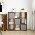 vidaXL Servírovacia skriňa Dymová dub 88,5 x 29 x 84,5 cm