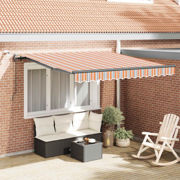 vidaXL Textília na slnečník Viacfarebný 300 x 250 cm Polyester