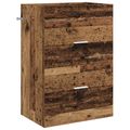 vidaXL Skriňa pod umývadlo do kúpeľne Staré drevo 56 x 37,5 x 81 cm