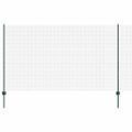 vidaXL Zvarené pletivo s podperami 10 x 1,4 m PVC potiahnutá oceľ