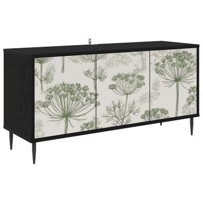 vidaXL TV skrinka GOTHA 102 x 33 x 51 cm Čierny dub Kompozitné drevo