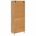 vidaXL Highboard Remeselný dub 69,5 x 34 x 180 cm
