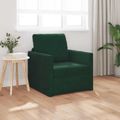 vidaXL Rozkladacia posteľ Tmavozelená 74 x 77 x 81 cm Zamat