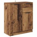 vidaXL Servírovacia skriňa Staré drevo 60 x 30 x 70 cm