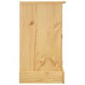 vidaXL Komoda „Corona“ hnedá 112x44x78 cm masívne drevo mexická borovica