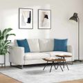 vidaXL Vankúše na pohovku 2 pcs Modrá 45 x 45 cm Kordúrová tkanina