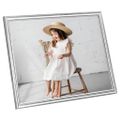 vidaXL Fotorámiky na stôl, koláž 5 ks, strieborné 28x35 cm, MDF