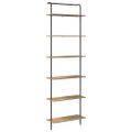 vidaXL Regál na knihy 6 úrovní 60 x 24 x 203 cm Kompozitné drevo
