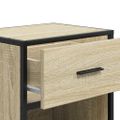 vidaXL Nočný stolík dub sonoma 40x31x50 cm kompozitné drevo