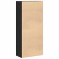 vidaXL Highboard 80 x 39 x 178 cm Kompozitné drevo Čierny dub