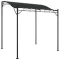 vidaXL Strieška antracitová 2x2,3 m 180 g/m² látka a oceľ