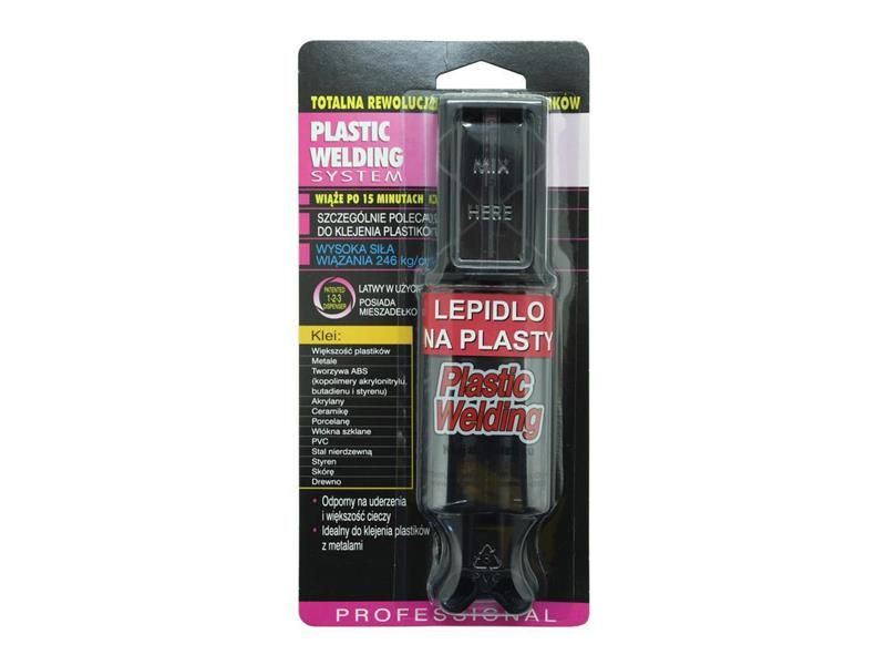 Lepidlo dvojzložkové na plasty