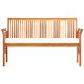 vidaXL 3-miestna záhradná lavica s vankúšmi 150 cm akáciový masív