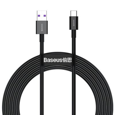 Baseus Dátový kábel Superior Series USB/USB-C 66W 2m (11V 6A) čierny