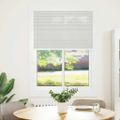 vidaXL plisovaná roleta svetlosivá 90x150 cm šírka látky 89,4 cm