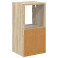 vidaXL Nočný stolík 2 ks Sonoma dub 25,5 x 22 x 49,5 cm