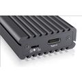 RAIDSONIC ICY Externý box M.2 NVMe a SATA čierny