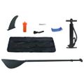 vidaXL Nafukovací Stand up paddleboard s plachtou, modro biely