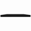vidaXL Prídavné police 4 ks, čierne 60x20x1,5 cm, drevotrieska
