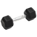 vidaXL Jednoručné činky 2 ks 4 kg celkové liatina
