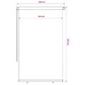 vidaXL Vonkajšia zatemňovacia roleta 145 (Š) x 230 (V) cm tmavozelená HDPE