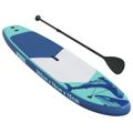 vidaXL Inflatovateľná paddle board HYDROS 305 x 76 x 15 cm Tyrkysová
