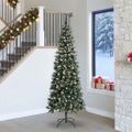 vidaXL Umelý vianočný stromček Zelená 240 cm PVC, plast a oceľ