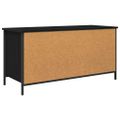 vidaXL TV skrinka 100 x 40 x 50 cm Čierny dub Kompozitné drevo