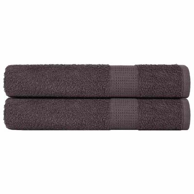vidaXL Saunové osušky FROGN 2 ks antracitové 80x200 cm 360 g/m²