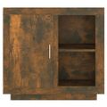 vidaXL Komoda dymový dub 80x40x75 cm