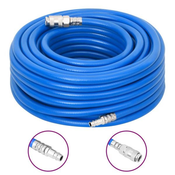 vidaXL Vzduchová hadica, modrá 0,7" 100 m, PVC