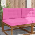 vidaXL Vankúš na vonkajšiu pohovku Polyester Ružová 80 x 80 cm