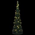 vidaXL Vianočný stromček 100 LED PVC Zelená