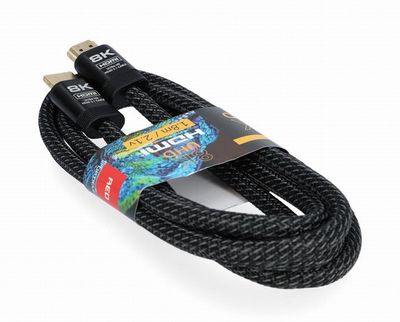 Opticum RED Kábel HDMI-HDMI 1,8 m UHD, black, gold, 8K 2.1