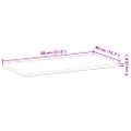 vidaXL Plávajúce police 2 ks 80x40x2 cm neošetrené masívne drevo akácia