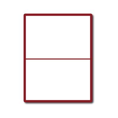 etikety samolepiace 210x148 univerzálne biele 2ks/A4 (100 listov A4/bal.)