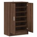 vidaXL Botník hnedý dub 60x35x92 cm spracované drevo